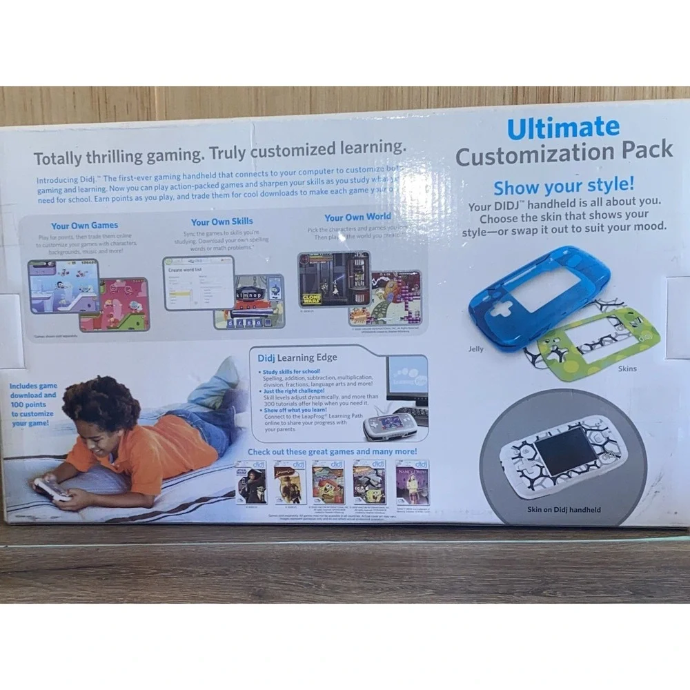 NEW LEAP FROG ultimate customization pack DIDJ Custom Learning Gaming System NIB